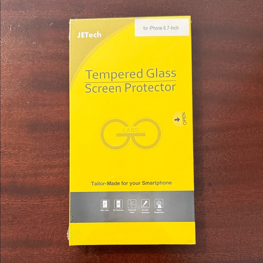 🆕JETech Tempered Glass Screen Protector for iPhone 6.7-Inch
